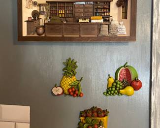 German handmade 3D wooden diorama