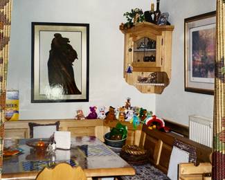 Authentic German ECKBANK (corner bench). Great for small spaces