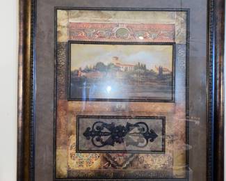 Tuscan framed wall print