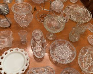 Pressed and Cut Glass