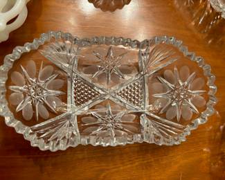 Cut Glass Dish