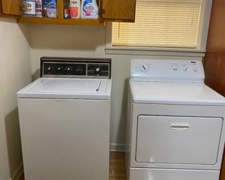 Kenmore washer and dryer 