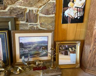 Beautiful pictures and brass 