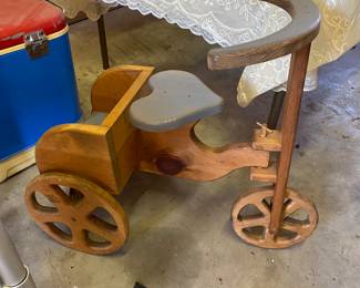 Wooden tricycle 