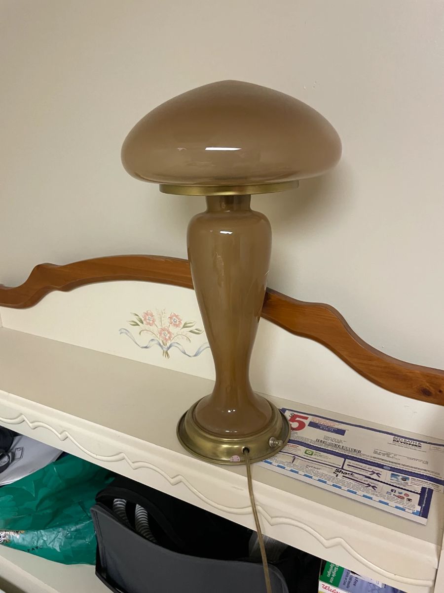 . . . mushroom lamp -- great mid-century find
