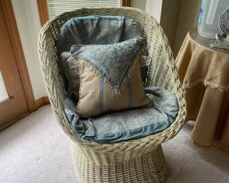 . . . wicker chair
