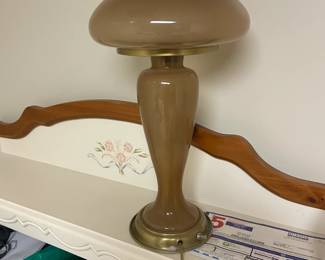 . . . mushroom lamp -- great mid-century find