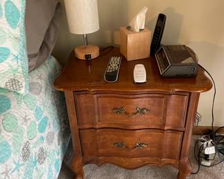 . . . with matching night stand