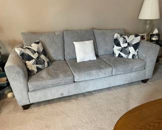 . . . grey couch