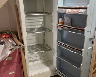 . . . upright freezer