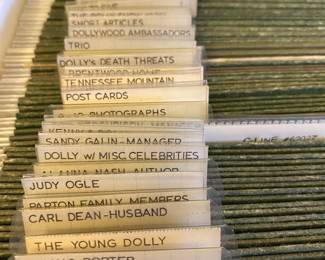 Hundreds of pieces of Dolly ephemera, collected from 1967-2022