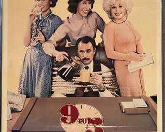 9 to 5 framed movie poster, 1980