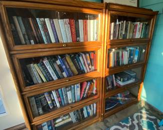 Pr. of newer barrister bookshelves, sold separately 