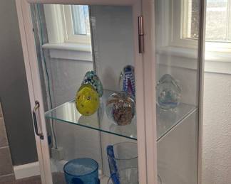 White metal medical cabinet