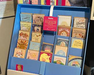 Dolly greeting card store display