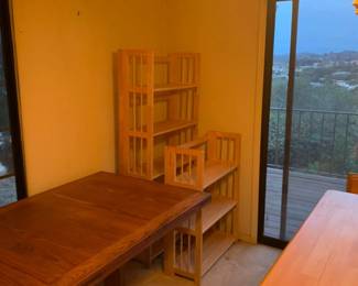 maple book shelves