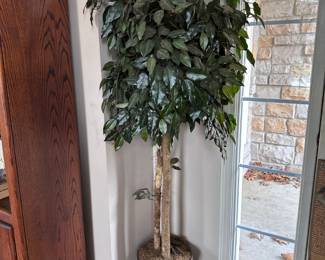 Artificial tree, approximately 5 feet tall
