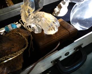 A Lalique Rooster Head Car Mascot