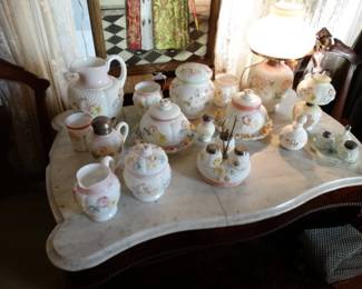 Nice Collection of "Cosmos" Pattern Glass by Consolidated