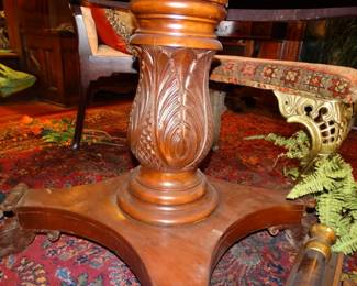 Base of the Mahogany Table