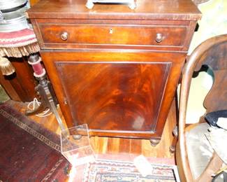 One of a Pair of Geroge III Flame Mahogany Cupboards