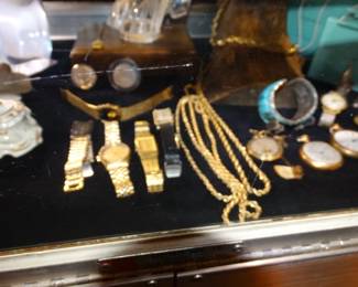 Mostly Men's Jewelry & Watches (This Collection will be much Fuller by Time of Sale