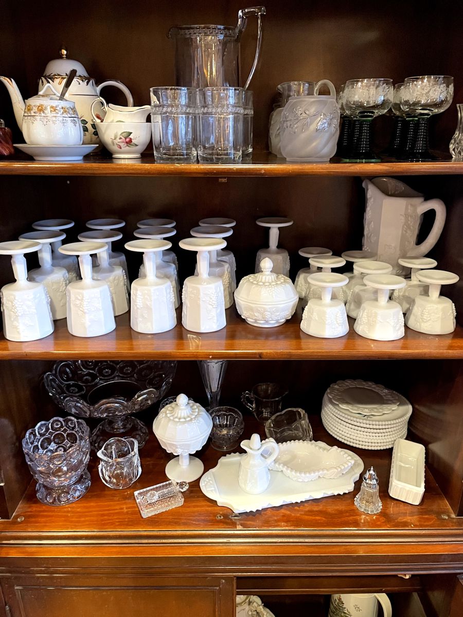 Antique Westmoreland Milk Glass.