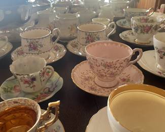 Antique tea cups
