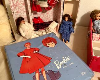 Vintage Barbies and clothes
