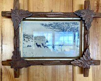 Adirondack picture frame