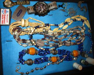 Lots of ethnic jewelry