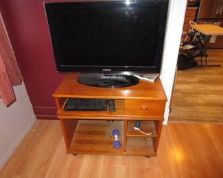 Teak cabinet with flat screenTV