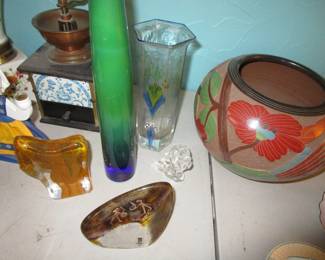 Sweden glass and pottery
