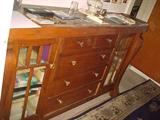 oak buffet or sideboard