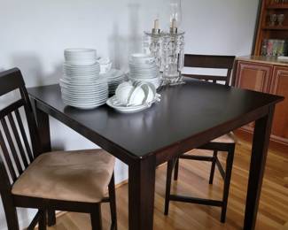 Pub table/2 chairs 150.00