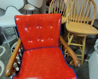 Vintage red chair 85.00
