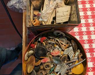 Old Buttons and Pins.