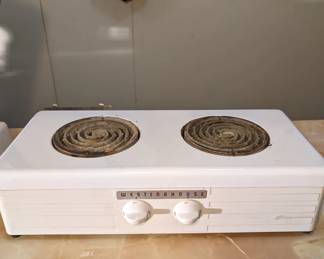 Vintage Westinghouse Table Top Stove