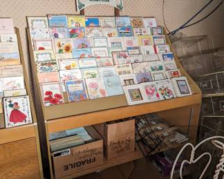 Greeting Cards and the Display.