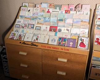 Greeting Cards and the Display.
