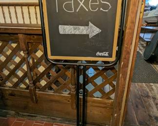 Chalk Sign with Stand