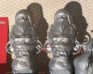 Vintage Santa Claus Cake Molds