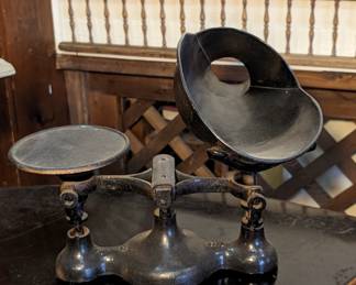 Antique Balance Scale with Scope