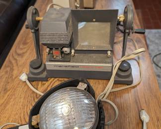 Film Slicer and Camera Light