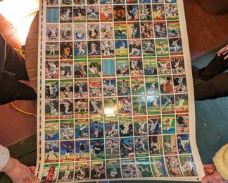 Baseball Card Sheet 