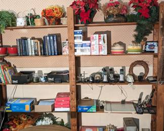 Book Shelfs. Books. Plant Displays. Office Supplies. 