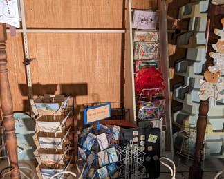  All type of displays. Including Greeting Card Displays.