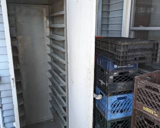 Proofing Cabinet. Milk Crates