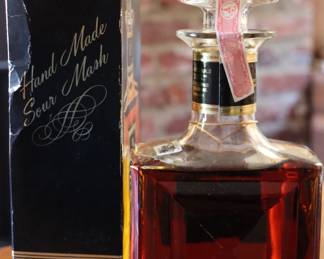 **Items not sold as a consumable, product. We offer no guarantee of its content, nor engage in the sale of the product for anything other than a collectible, or decorative item. The family, and Myk-Beth’s  states and deems by your  purchase of this item, you understand item is sold AS-IS, with no refunds, nor shall you hold either party responsible in any way. We are not engaging in the sale of the content, but the decorative and collectable value of the box and/or bottle.**