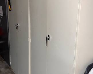 2 (Two Large) Garage Cabinets